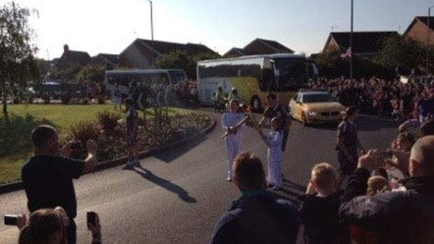 When the Olympic Torch Came to Brough